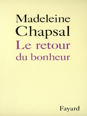 cover image of Le Retour du bonheur